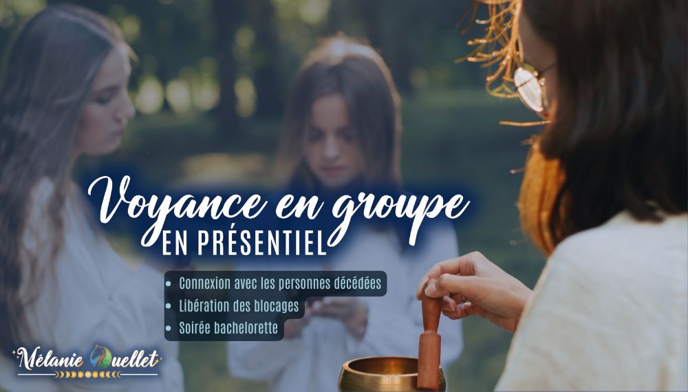 voyance de groupe Québec soirée de voyance privée voyance entre amis groupe de voyance à domicile activité spirituelle Lanaudière expérience voyance en groupe voyance événement privé animation voyance Québec soirée intuitive et spirituelle consultation voyance de groupe